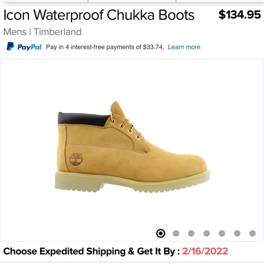 Timberland Icon Waterproof Chukka Boots 7.5 - Picture 10 of 10